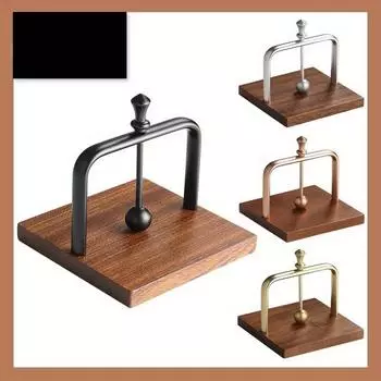 Держатель для салфеток в кафе, держатель для салфеток в ресторане в западном стиле, держатель для салфеток в отеле из цельного дерева, держатель для салфеток на столешницу в доме золотистый