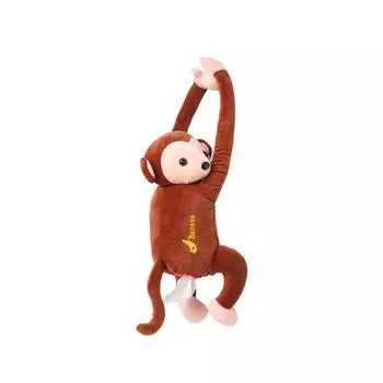 Держатель для салфеток в виде обезьяны, милый игрушечный держатель для салфеток с изображением животных из мультфильма