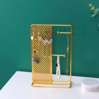Держатель для сережек Стойка для хранения сережек Вешалка для сережек Органайзер для украшений для девочек B