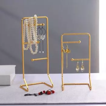 Держатель для сережек Стойка для хранения сережек Вешалка для сережек Органайзер для украшений для девочек B