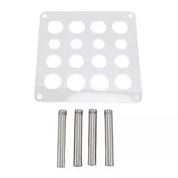 Держатель для шахматных фигур, акриловая доска с 16 отверстиями и алюминиевые опорные стержни для международного класса