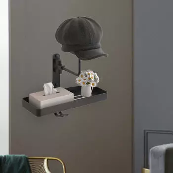 Держатель для шлема, настенное крепление, стойка для мотоцикла, алюминиевая стойка для хранения с крючком, вешалка Single ball style