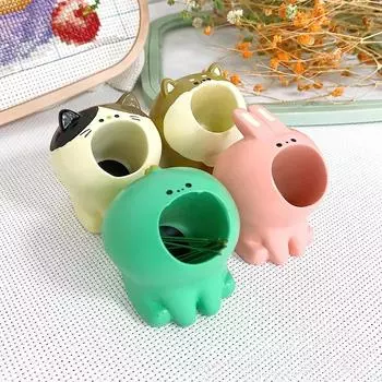 Держатель для шлифовальной головки для дизайна ногтей, милый держатель для сверл для ногтей, контейнер, витрина, держатель для кистей для ногтей, инструменты для хранения бит