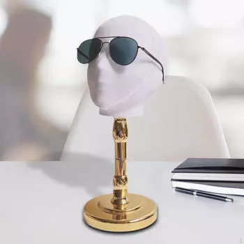 Держатель для шляпы, подставка для манекен-головы и парики Silver Low Base