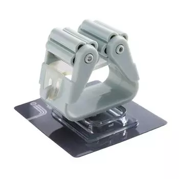 Держатель для швабры и метлы настенный ABS-пластиковый органайзер для швабры и метлы без сверления с присоской для