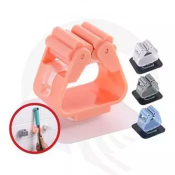 Держатель для швабры Крючок для швабры Подставка для зонта для швабры Нескользящий органайзер для хранения из полипропилена