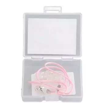 Держатель для слухового аппарата, прозрачный зажим, розовая веревка, нейлон, легко фиксируемый шнур для слухового аппарата для садоводства