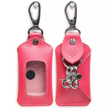 Держатель для смарт-ключей S-размера Tochigi Pink Single, совместимый почти со всеми моделями, смарт-ключ с прозрачным окном и чехлом для ключей без ключа, чехол для ключа
