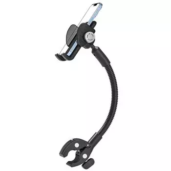 Держатель для смартфона на велосипед Phichy, держатель для мобильного телефона на велотренажер, беговую дорожку, простая установка, держатель для мобильного телефона, шаровая головка из алюминиевого сплава, свободно регулируемая