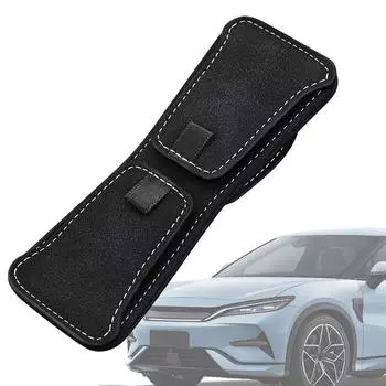 Держатель для солнцезащитных очков с козырьком, держатель для солнцезащитных очков, прочный держатель для автомобильных солнцезащитных очков, двойной зажим, держатель для очков и зажим для билетной карточки серый