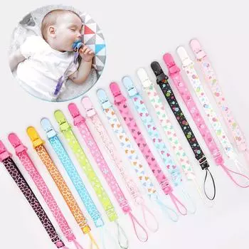Держатель для соски-пустышки для младенца, ремешок для соски, цепочка для поводка, держатель для детской соски, детская соска-пустышка, зажим для соски-пустышки, антипотеряшка, ювелирные изделия 1