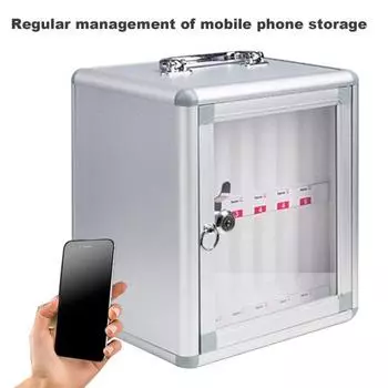 Держатель для сотового телефона, ящик для хранения, хлопковая подкладка, дизайн, несколько отделений, запирающийся ящик для телефона, органайзер для хранения сотового телефона 8