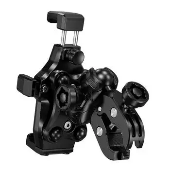 Держатель для сотового телефона с виброгасителем, держатель для смартфона на руль велосипеда, надежный замок, подставка для телефона на велосипеде для телефона 4,7–7,2 дюйма 1