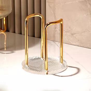 Держатель для стакана и крышки, подставка для бумаги, стеллаж для хранения, органайзер, диспенсер для single gold