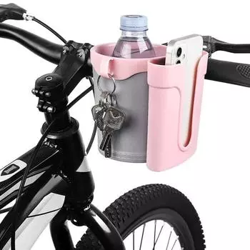 Держатель для стакана с водой для велосипеда, нескользящая пластиковая клетка для чайника, стойка на руль для мобильного телефона, универсальные аксессуары для горного и дорожного велосипеда, велосипедные аксессуары черный серый