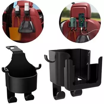 Держатель для стакана с водой на сиденье автомобиля, держатель для бутылки с напитком на вентиляционном отверстии автомобиля, многофункциональный автомобильный держатель для кофейной чашки