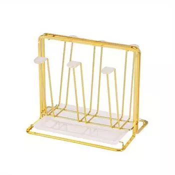 Держатель для стаканов для слива воды, бытовая полка для стаканов с водой, органайзер для гостиной, кухни и сушилка для очков, сушилка для очков белый