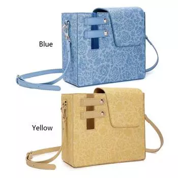 Держатель для сумки для бутылки с водой для женщин, регулируемый ремень из искусственной кожи для работы и путешествий Blue