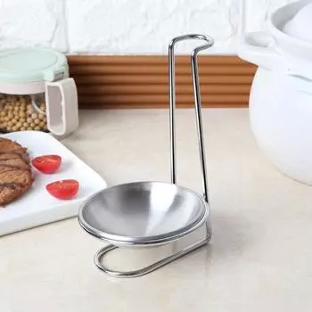 Держатель для суповой ложки Yousheng, съемный, предотвращает подтекание, нержавеющая сталь, стойка для суповой ложки для тушеного мяса с овощами для ресторана