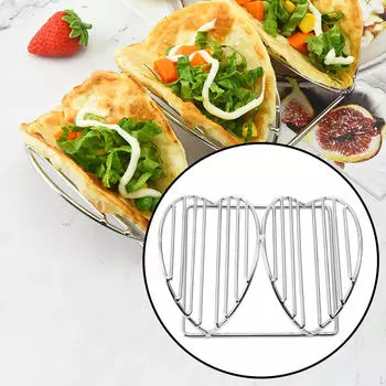Держатель для тако, подставка для блинов, прочная, легко чистящаяся полка для мексиканской пиццы, поднос для домашнего фестиваля