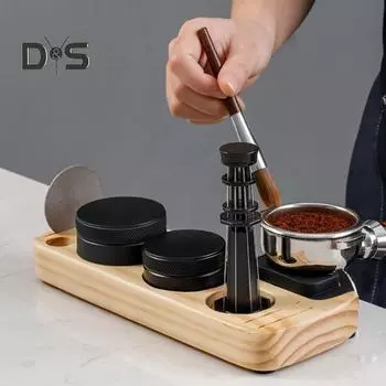 Держатель для тампера для кофе, подставка для распределителя эспрессо, подставка для коврика, 51 мм, 53 мм, 58 мм, держатель портафильтра для кофе, аксессуары для инструментов для кофеварки, подарок бариста