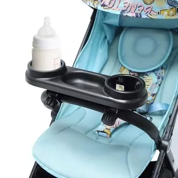 Держатель для тарелок Подставка для бутылочек для младенцев Детская коляска Обеденный столик Подставка для рук Подстаканник для молока чёрный