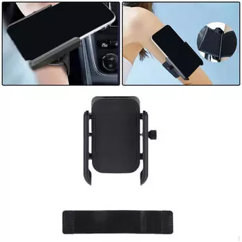 Держатель для телефона для бега, вращающийся, устойчивый, легко устанавливаемый кронштейн для пешего туризма Wristband