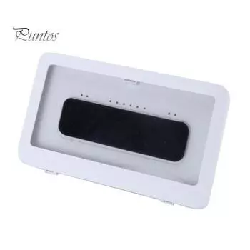 Держатель для телефона для душа Настенный водонепроницаемый ящик для мобильного телефона с высокочувствительным сенсорным экраном для ванной комнаты белый