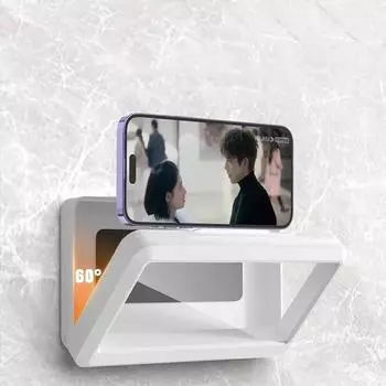 Держатель для телефона для душа, водонепроницаемый, вращающийся на 480 градусов, держатель для телефона для ванной комнаты, кухни, настенный, водонепроницаемый и не запотевающий держатель для телефона