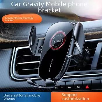 Держатель для телефона Doukuai Mechanical Navigation Car Phone Holder - Регулируемое крепление на вентиляционную решетку чёрный