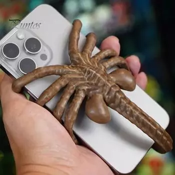 Держатель для телефона Facehugger Gothic Alien, подставка для мобильного телефона, регулируемый кронштейн для телефона из смолы, украшение для домашнего стола A