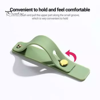 Держатель для телефона Многофункциональный универсальный силиконовый держатель-кольцо ярких цветов для мобильного телефона небесно-голубой