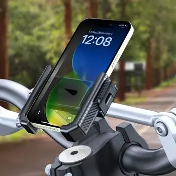 Держатель для телефона на электрический велосипед для езды на горном велосипеде, мотоцикле, подставка, кронштейн для велосипедного руля, крепление для телефона оранжевый