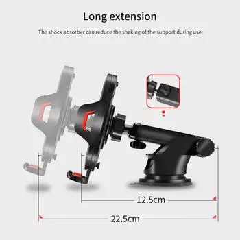 Держатель для телефона на лобовое стекло с гравитационной присоской для iPhone 16/15/14, держатель для телефона в автомобиле, подставка для смартфона