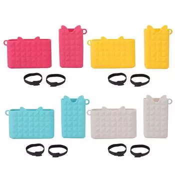 Держатель для телефона на пляжную сумку, многоцелевой, стильный, легкий, силиконовый чехол для хранения аксессуаров для пляжной сумки Yellow