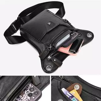 Держатель для телефона на поясе, походная сумка на пояс, сумка на ногу, поясная сумка на бедро, поясная сумка на бедро светло-коричневого