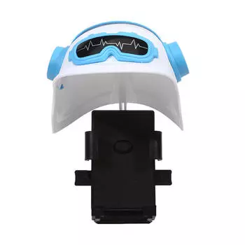 Держатель для телефона на руль/шлем, самоходный, солнцезащитный, кронштейн для крепления телефона для навигации для мотоцикла, электромобиля, велосипеда Handlebar Model + Helmet белый