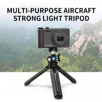 Держатель для телефона на штативе, вертикальный кронштейн, вращающийся на 360D адаптер для настольных штативов, 1/4 дюйма, регулируемый зажим для ноутбука и iPad