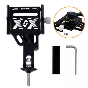 Держатель для телефона на велосипеде, крепление на руль, легкий, градус вращения, велосипедный руль, сотовый телефон