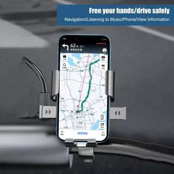 Держатель для телефона на велосипеде, устойчивый к тряске, высокая установка, простой универсальный кронштейн для крепления телефона на руль мотоцикла чёрный