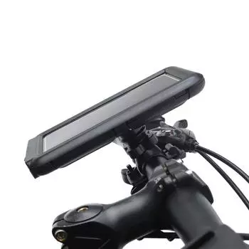 Держатель для телефона на зеркало заднего вида мотоцикла, сумка для телефона на мотоцикле, вращающийся на 360 градусов держатель для мобильного телефона до 6,8 дюймов