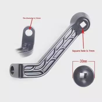 Держатель для телефона на зеркало заднего вида из алюминиевого сплава для электромотоциклов