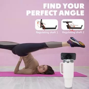 Держатель для телефона, подставка для мобильного телефона на 40 унций, многофункциональное крепление для телефона для дома и путешествий белый