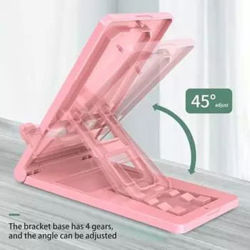 Держатель для телефона, портативный, с регулировкой по высоте, складные аксессуары, нескользящий регулируемый телефон, мини-тяжелый настольный планшет, мобильный зелёный