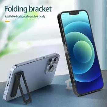 Держатель для телефона, регулировка 90 градусов, противоскользящий, тонкий, складной, портативный, с поддержкой мобильного телефона, мини-антидеформированный размер телефона белый