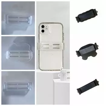 Держатель для телефона с фиксированной рамкой, прозрачный задний кронштейн для телефона, аксессуары для телефона transparent-wave style