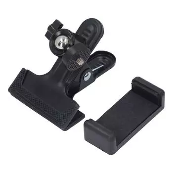 Держатель для телефона с гитарной головкой, вращающийся на 360 градусов, зажим для телефона для телефонов 5,5–7,5 см