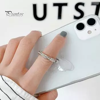 Держатель для телефона с кольцом на палец, вращающийся на 360 градусов, сильная клейкость, универсальный мини-кольцо со стразами, кольцо на палец, задняя наклейка для телефона, кронштейн для на... Bear