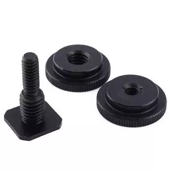 Держатель для телефона с креплением на башмак 1/4, двойная гайка, адаптер для холодного башмака, аксессуары для кронштейна