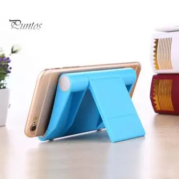 Держатель для телефона Складной прочный компактный портативный настольный держатель для мобильного телефона синий